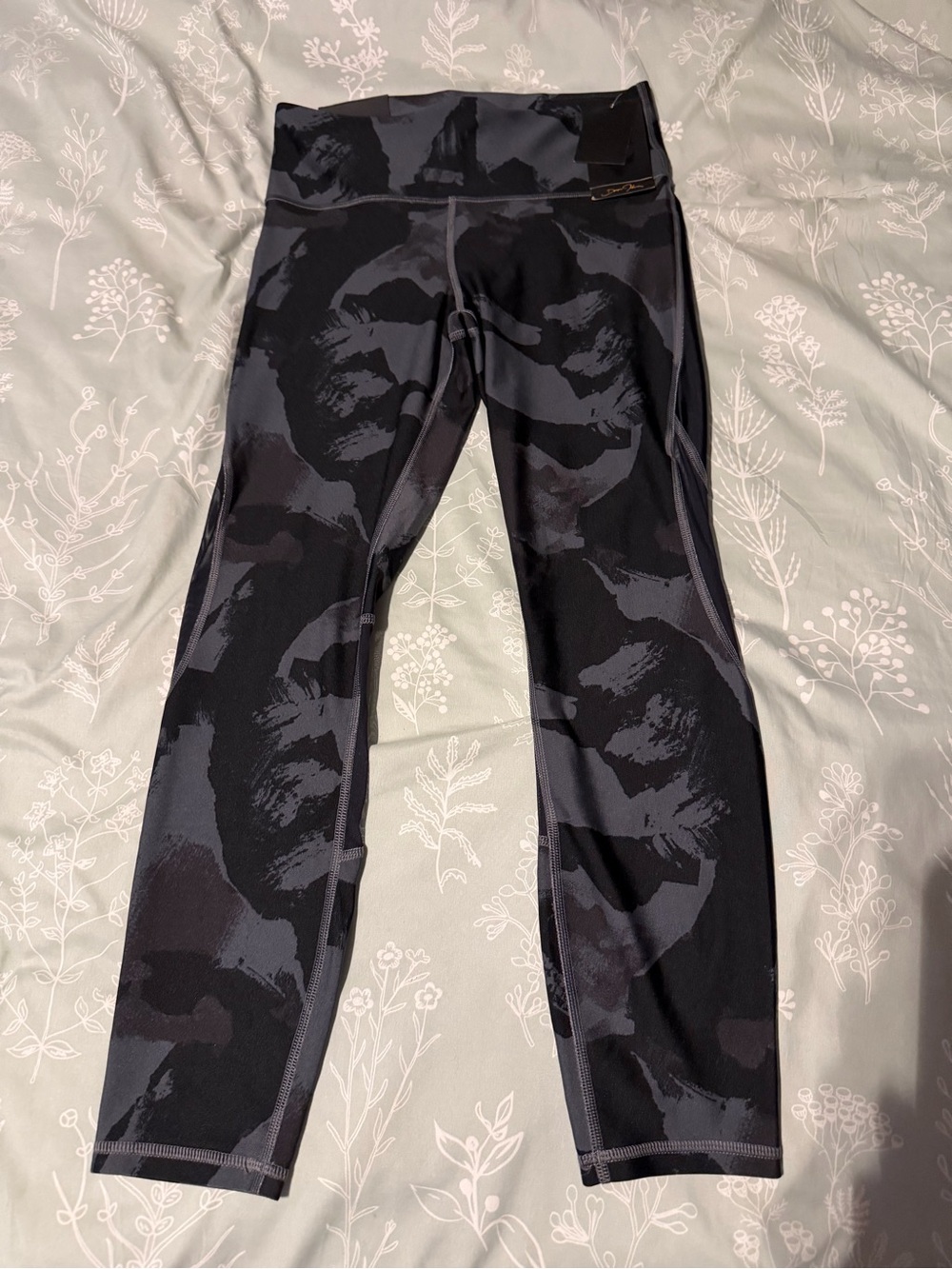 Under Armour Black & Gray Camo-Print Activewear